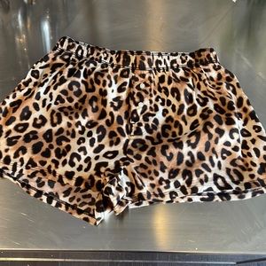 Victoria’s Secret Pink leopard sleep shorts